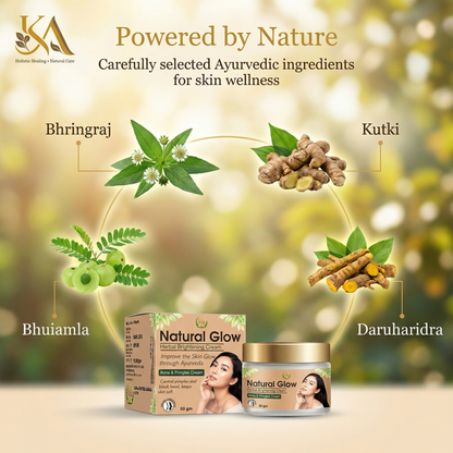 🌿 Natural Glow Herbal Brightening Cream
