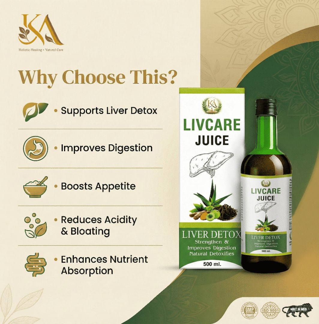 Livcare Juice – Ayurvedic Liver Detox & Digestive Health Tonic (500ml)